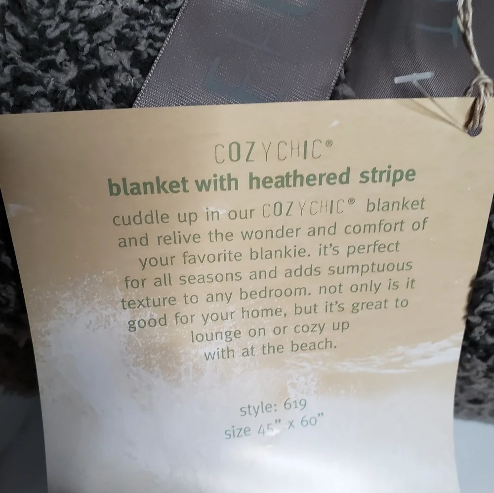 Barefoot Dreams Throw Blanket Grey NEW
